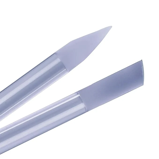 Minimalist BONA FIDE BEAUTY Glass Cuticle Pusher 1-Pieces Blue Gentle Czech Manicure Stick Trusted