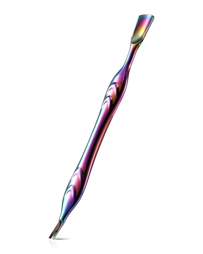 Convenient FERYES Cuticle Pusher with Fork 2-in-1 Cuticle Trimmer Nail Care Tool Fashionable