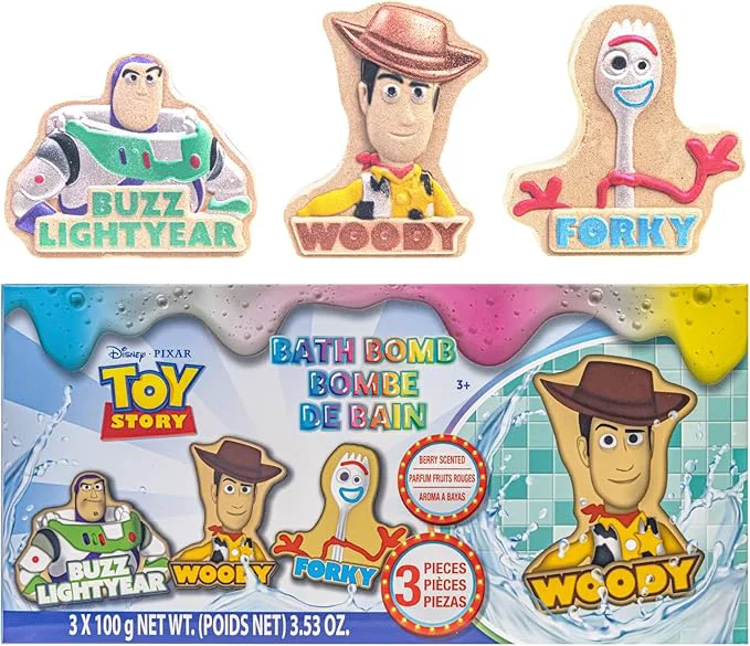 Dependable Toy Story Woody Buzz Lightyear and Forky Bath Bombs Verified