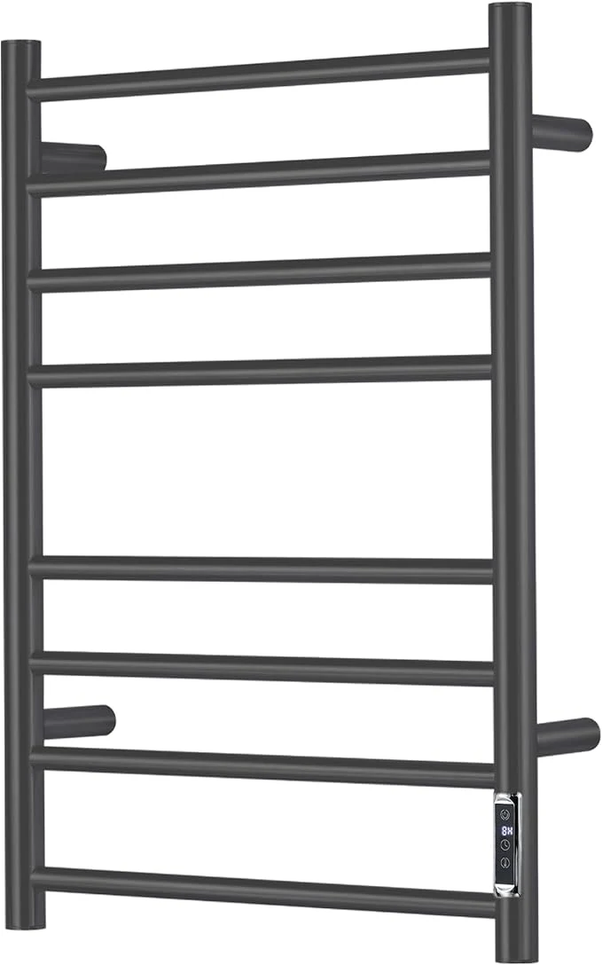 Long-Lasting Towel Warmer Bathroom Wall Mounted Drying Rack Plug-in Electric Heated Towel Crafted