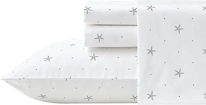 Flexible Nautica – Twin XL Sheet Set Crisp amp Tailored Cooling Sheets with a Smooth Cotton Percale Lightweight Feel – Bed Sheets with Matching Pillowcase amp Fitted Sheet Star Spangled Coastal Navy Optimized