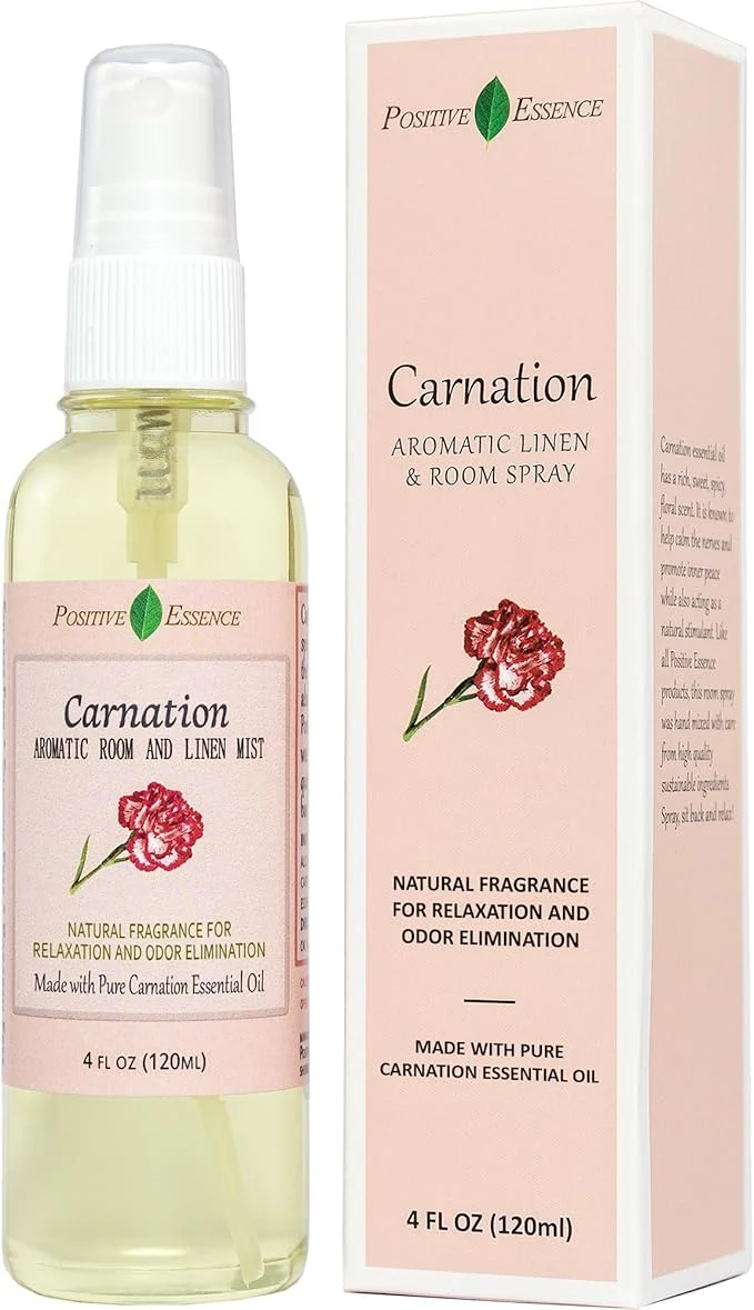 Prestigious Carnation Linen Room Spray Natural Aromatic Bathroom Spray Made Crafted
