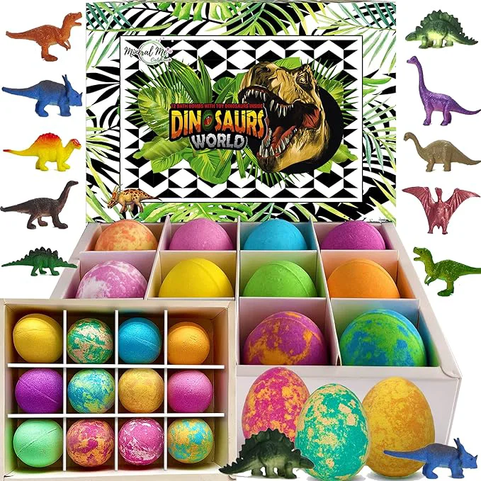 Pure Bath Bombs for Kids with Surprise Inside Flexible