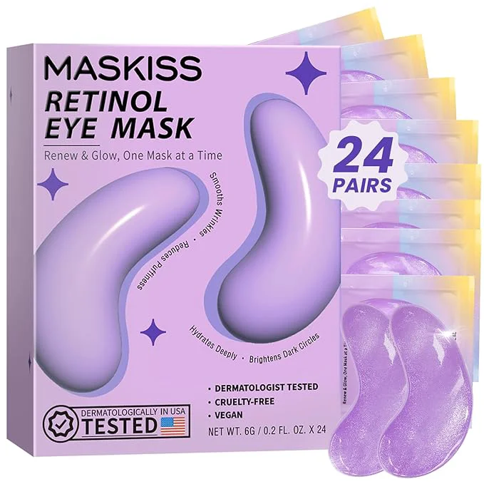 Healthy Maskiss Retinol Under Eye Patches Puffy Eyes Wrinkles Firming Collagen Eye Minimalist
