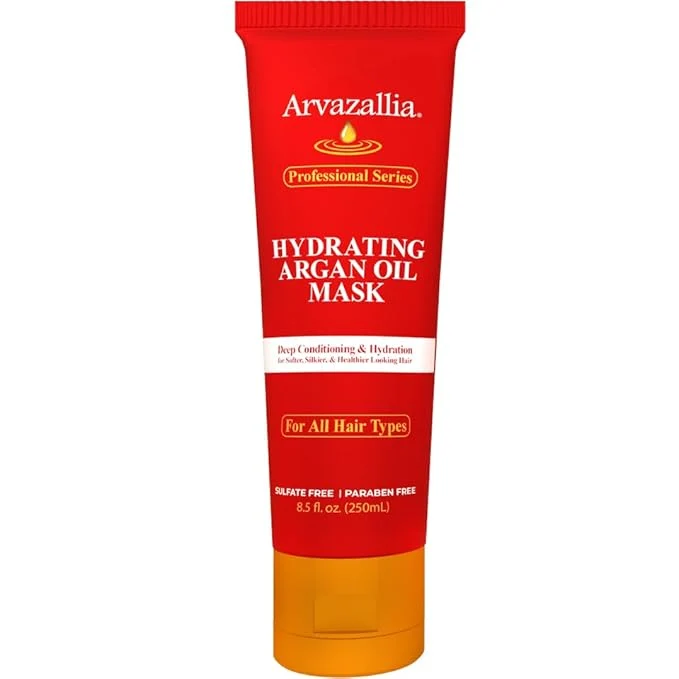 Reusable Arvazallia Hydrating Argan Oil Hair Mask and Deep Conditioner Selected