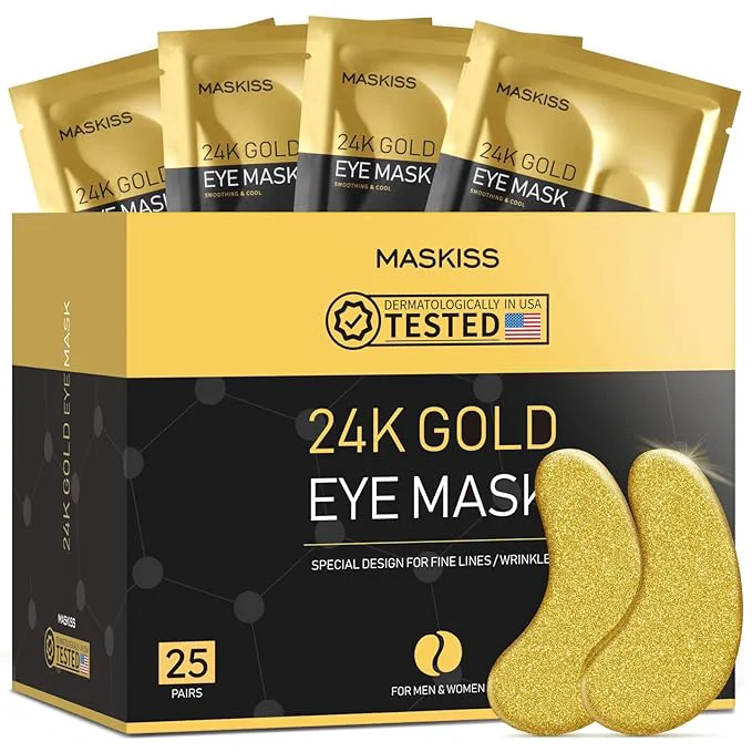 Relaxed Maskiss 24k Gold Under Eye Patches eye mask Collagen Skin Care Products Carefully Designed