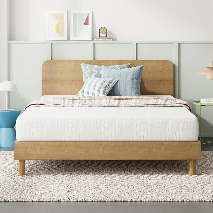 Certified Novilla 6 Inch King Size Mattress in a Box King Gel Memory Foam Mattress with Comfort Foam for Cooling Night Sleep Comfort Support and Pressure Relief CertiPUR-US Efficient