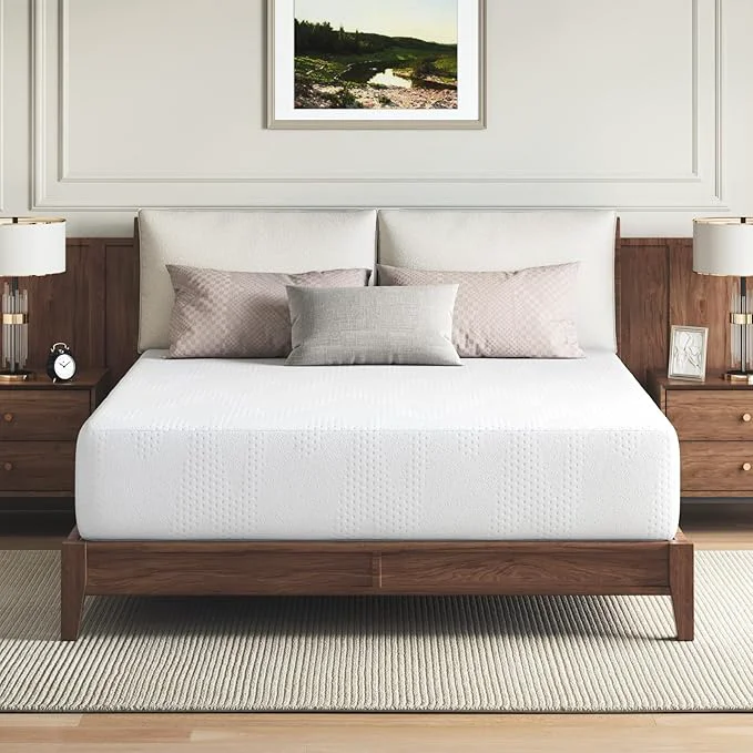 Functional Novilla King Size Mattress in a Box 14 Inch King Mattress Gel Memory Foam Mattresses for Cooling Night Sleep amp Pressure Relief CertiPUR-US White Selected