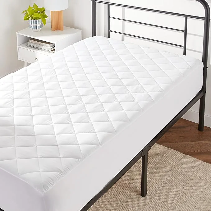 Stylish Basics Hypoallergenic Quilted Mattress Topper Pad 18 Inches Deep Twin White Next-Generation