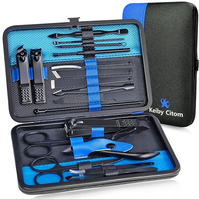 Selected Professional Stainless Steel Nail Clipper Travel Grooming Kit Nail Tools