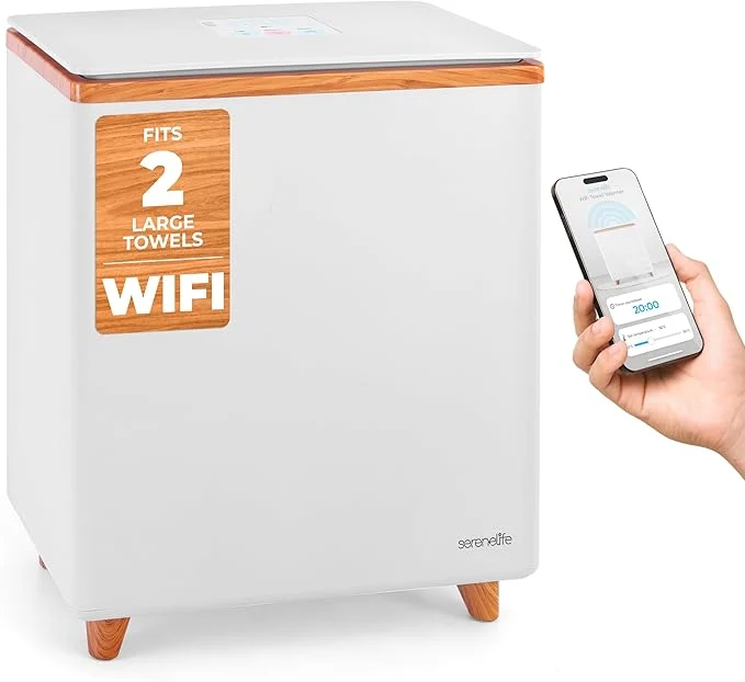 Pure SereneLife WIFI Luxury Rectangle Towel Warmer Responsible
