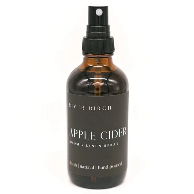 Practical River Birch Apple Cider Scented Linen and Room Spray Home Fragrance 4 oz World-Class
