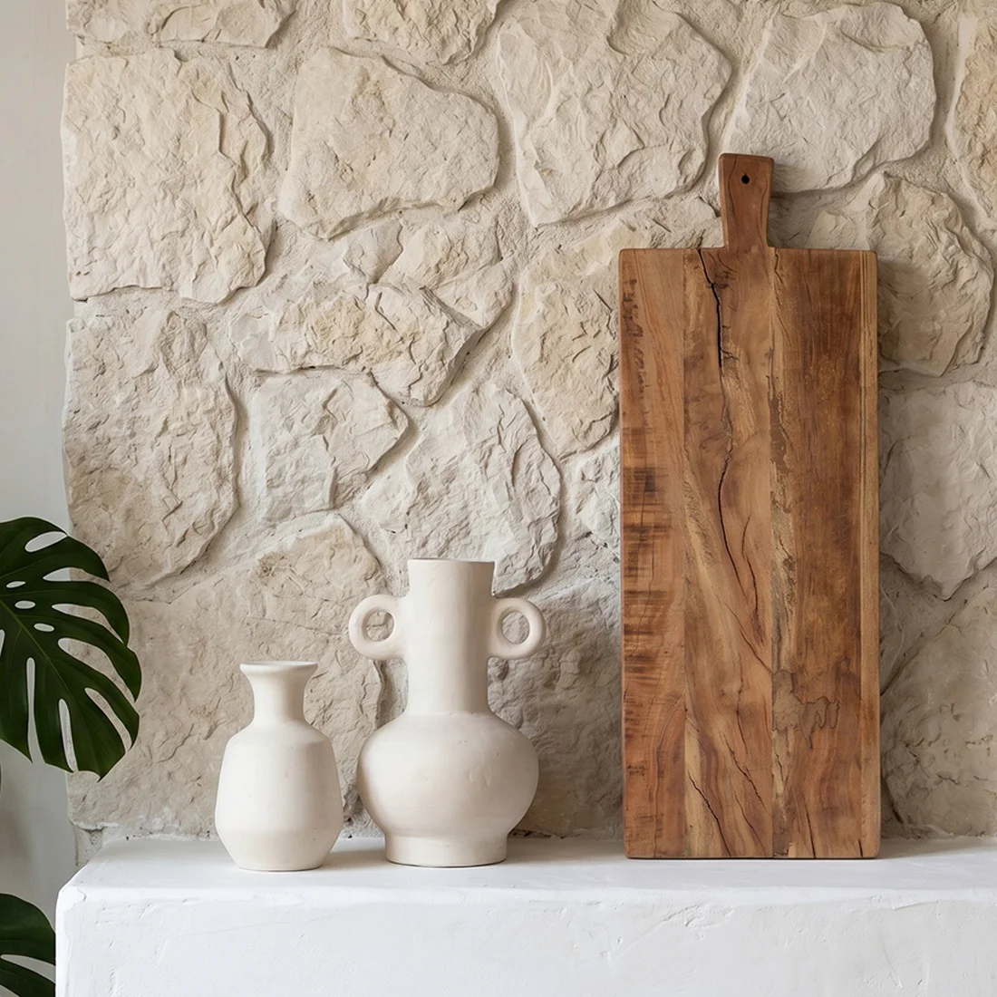 Elegant Farmwood houten borrelplank 60 cm Traditional