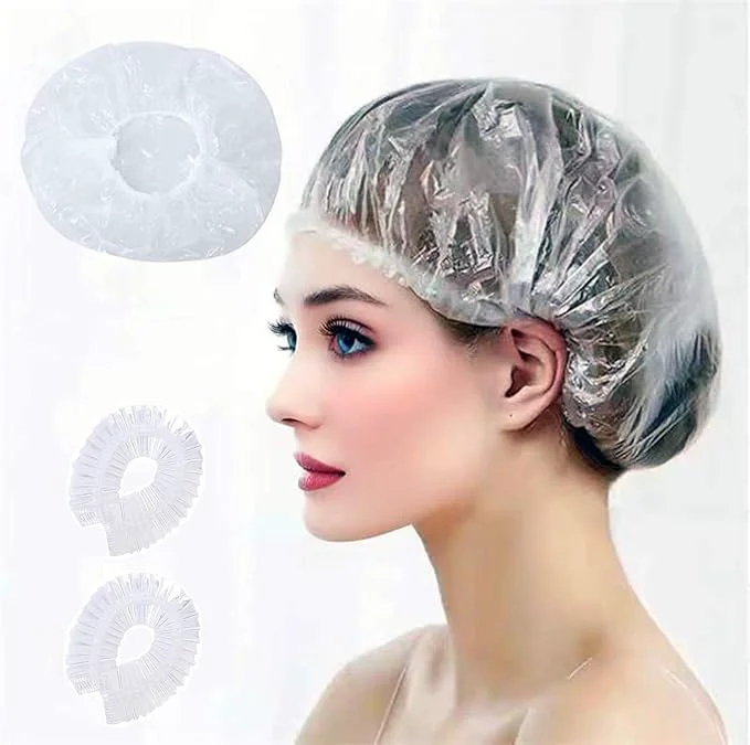 Contemporary 200 PCS Disposable Shower Caps Thickened Waterproof Hair Bath Caps Trusted
