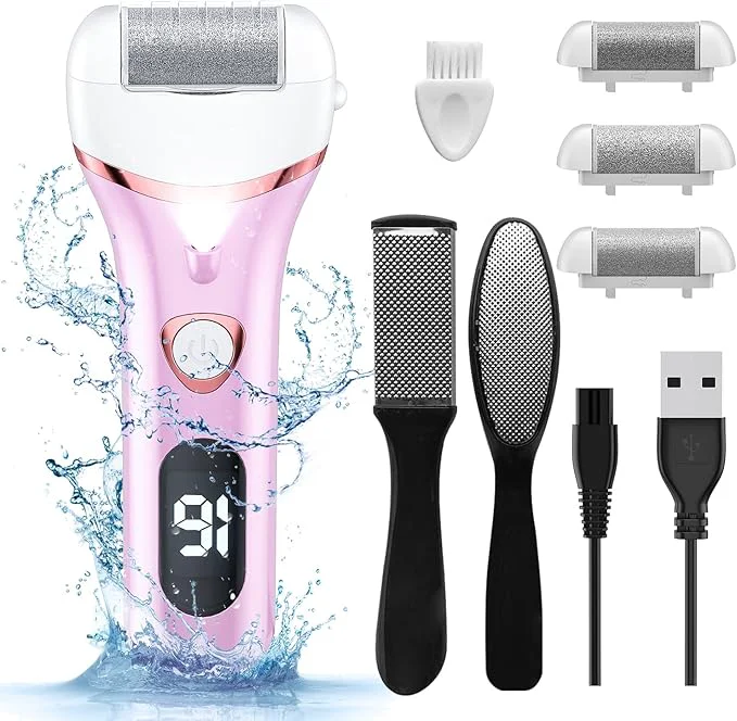 Reusable Electric Foot Callus Remover Rechargeable Portable Electronic Foot File Modern