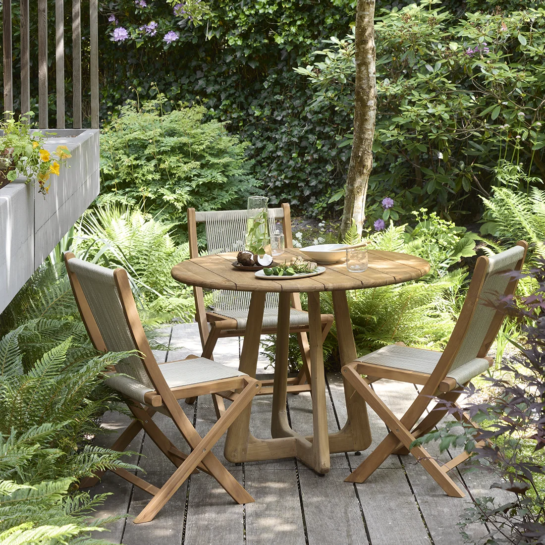 Official Verano tuintafel rond Trendy