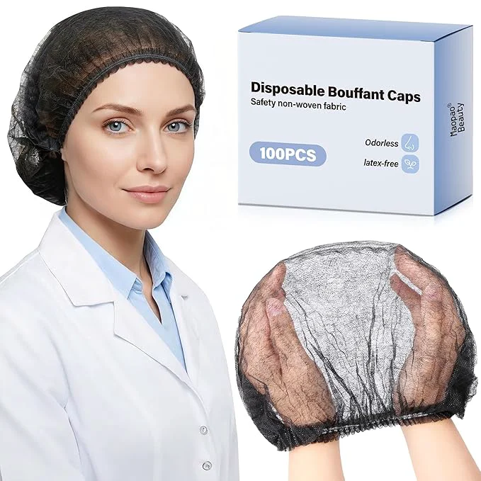 Smooth 100Pcs Hair Nets for Women Men -Hair Nets for Food Service Workers Top-Quality