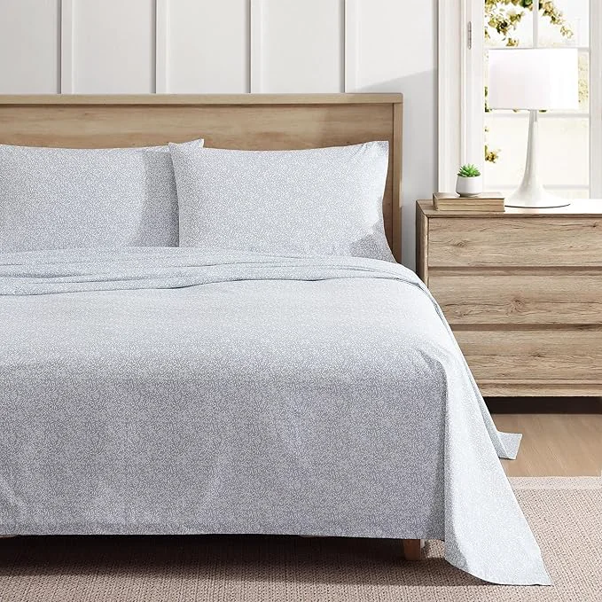Refined Eddie Bauer – Full Sheets Cotton Percale Bedding Set Cool amp Breathable Home Decor Little Blossom Full Pure