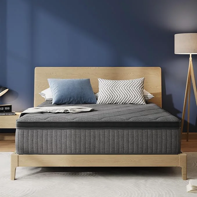 World-Class Avenco Full Size Mattress 12 Inch Full Mattress in a Box Medium Firm Hybrid Mattresses with Smarts™ Coil and Gel Memory Foam for Cool Night Sleep amp Pressure Relief CertiPUR-US Breathable