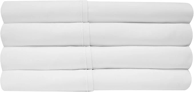 Artisan Twin XL Size Bed Sheets – 4 Piece 1500 Supreme Collection Fine Brushed Microfiber Deep Pocket Twin X-Large Sheet Set Bedding – 1 EXTRA PILLOW CASES GREAT VALUE Twin XL White Functional