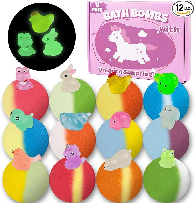 Smooth Bath Bombs for Kids Handmade Organic Bubble Bath Ball Gift Set for Boys and Fashionable