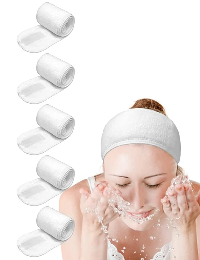 Fine Crafted EUICAE Spa Headband Sweat Towel Wrap Non-Slip Stretchable Washable Authentic