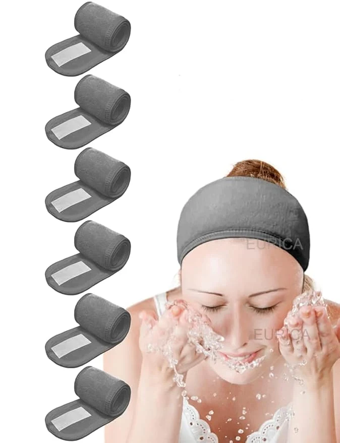 Carefully Designed EUICAE Hair Wrap Headband 6 Pack Non-slip Stretchable Washable Makeup Headband World-Class