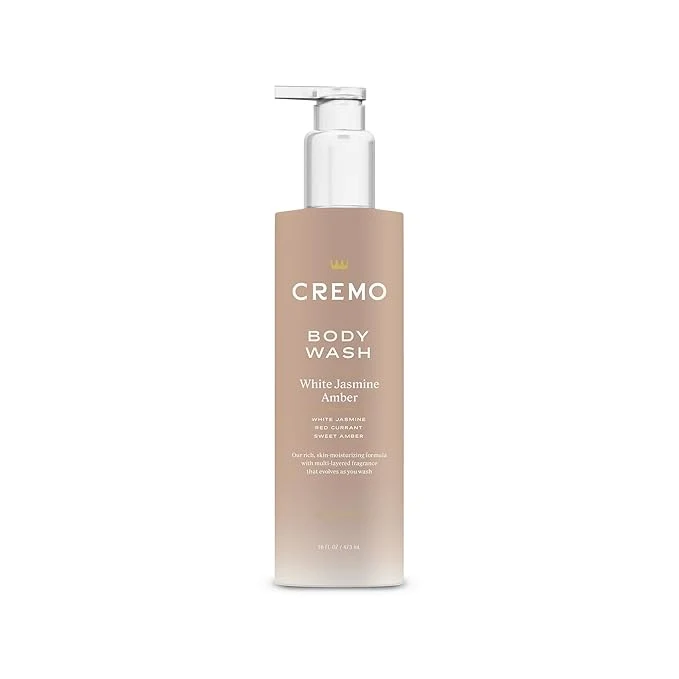 Organic Cremo White Jasmine Amber Skin Moisturizing Body Wash Certified