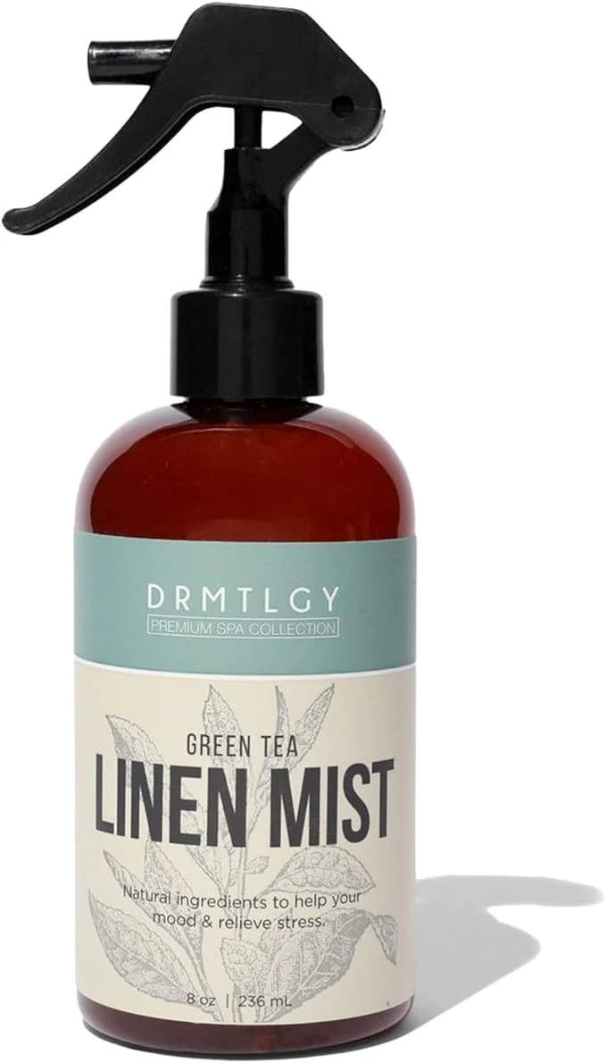 Elegant DRMTLGY Natural Green Tea Linen and Room Spray. Pure Essential Oils High-End