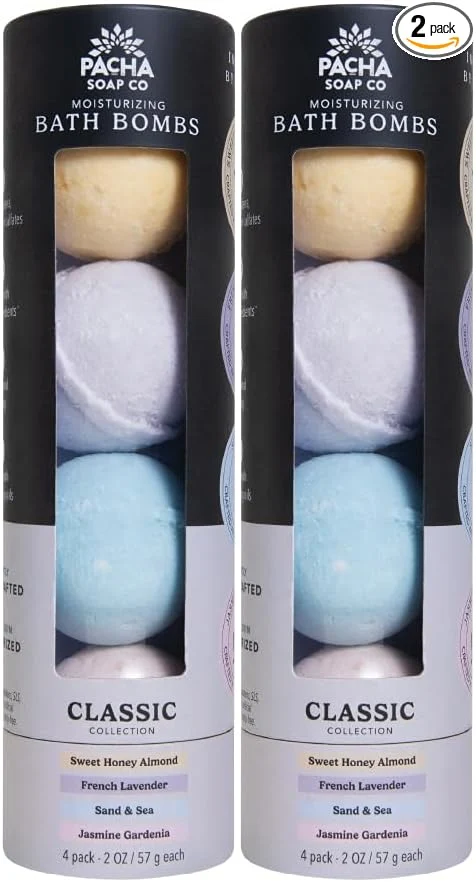 Reliable Pacha Soap Co. Bath Bomb Variety Set Green