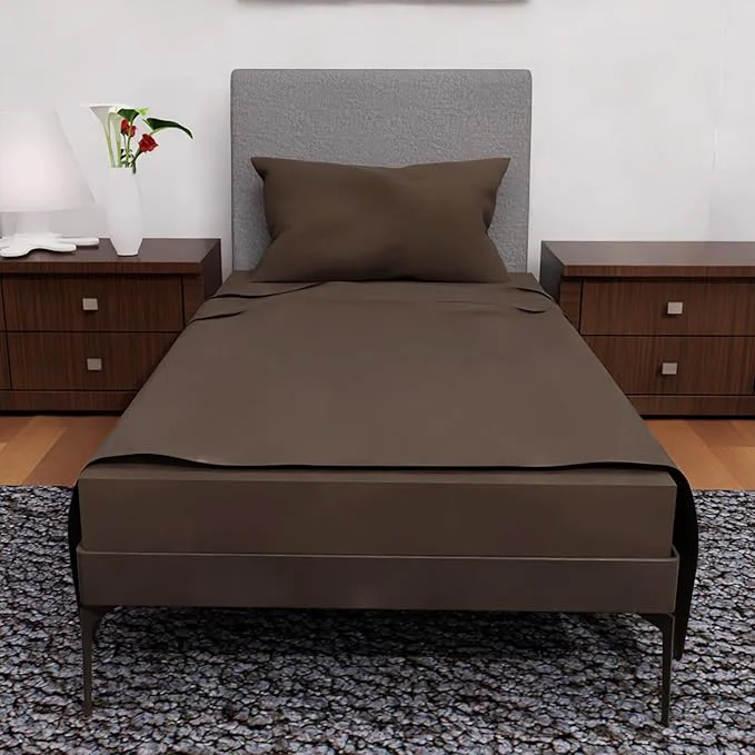 Selected Twin XL Sheets Set – 3 Piece Bedding – Wrinkle Fade Resistant Double Brushed Microfiber – Deep Pockets Easy Fit – 1800 Series Ultrasoft Cooling Sheets Chocolate Verified