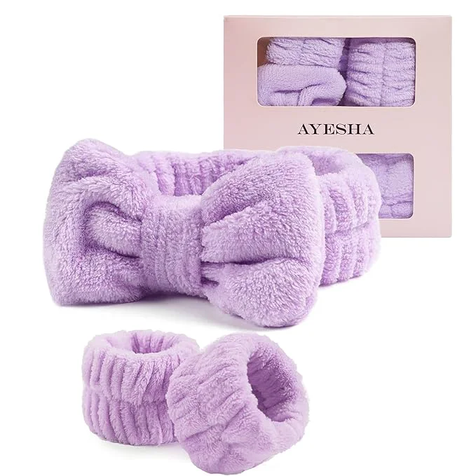 Relaxed Ayesha Spa Headband and Wristband Set Safe