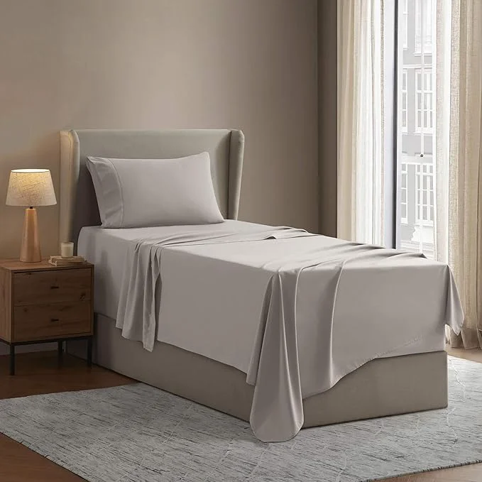 Durable Nestl Twin XL Sheet Set – College Dorm Size – Luxury 1800 Ultra-Soft Microfiber Twin Extra Long Bed Sheets – Deep Pockets – Easy Fit – Extra Soft – 3 Piece Set Twin XL Linen