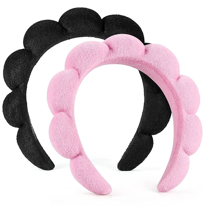 World-Class Ztomine Spa Headbands for Washing Face or Facial Terry Cloth Headband Wash Classic