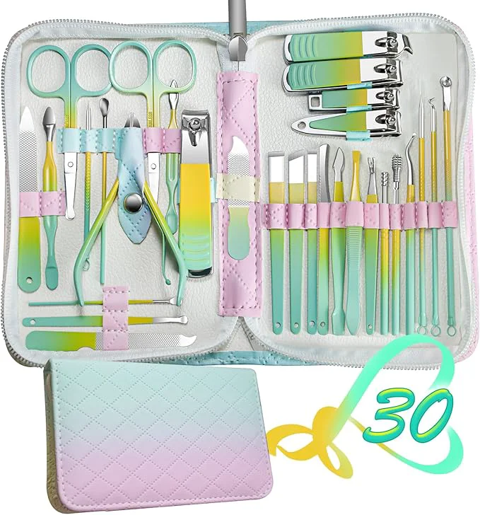 Top-Quality Manicure Set 30 in 1 Nail Clippers Set Nail Manicure Kit Outstanding