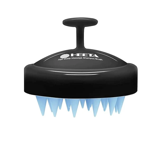 Optimized HEETA Scalp Massager Hair Growth Soft Silicone Scalp Scrubber Shampoo Brush Advanced