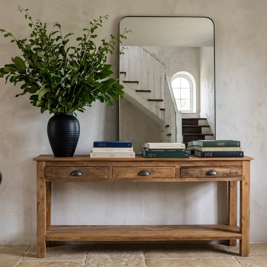 Advanced Farmwood console 3x drawers Sophisticated