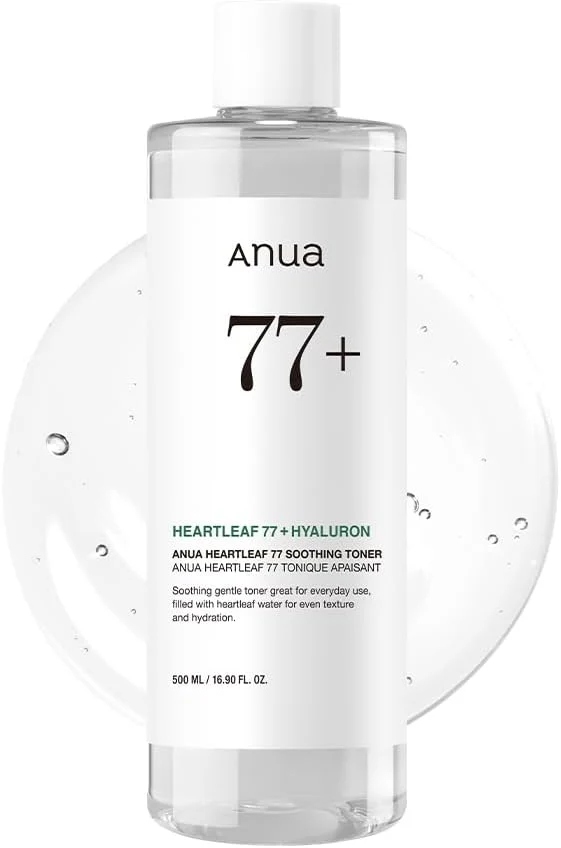 Recyclable Anua Heartleaf 77 Soothing Toner Moisturizing Calming Facial Toner Reusable