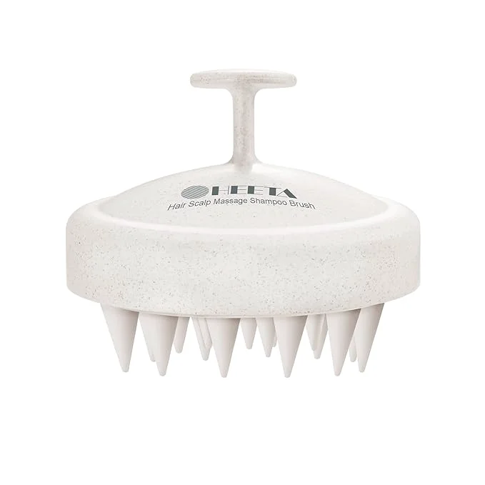 Innovative HEETA Scalp Massager Hair Growth Soft Silicone Scalp Scrubber Shampoo Brush Convenient