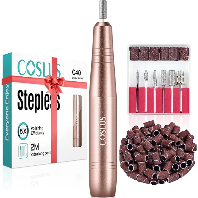 COSLUS C40 Electric Nail Drill File Professional Efficient