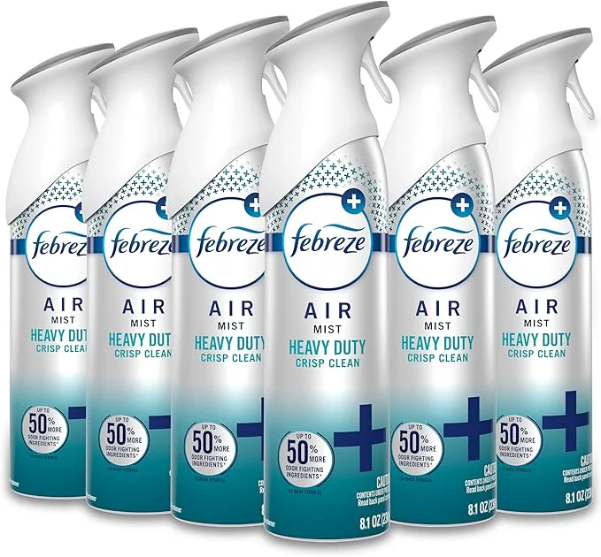 Organic Febreze Air Mist Air Freshener Spray Odor Fighting Room Spray Deodorizer Durable