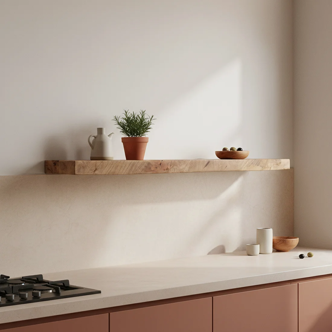 User-Friendly Vintage mango floating wall shelf Elegant