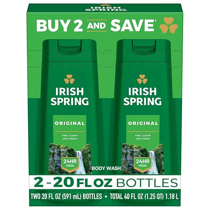 Top-Quality Irish Spring Moisturizing Body Wash Clean