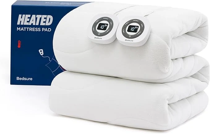 Relaxed Bedsure Heated Mattress Pad Queen – Bed Warmer with Memory amp Preheat Function 12-Hour Auto Off amp 10 Heat Settings Dual Controllers Fast Heating Coral Fleece Electric Mattress Pad Queen 60 quot x80 quot Carefully Designed