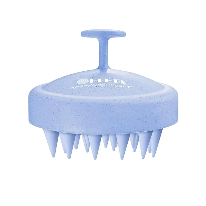 Enhanced HEETA Scalp Massager Hair Growth Soft Silicone Scalp Scrubber Shampoo Brush Luxury
