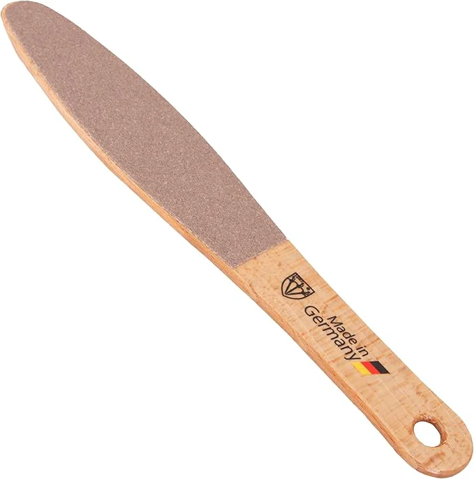 Sustainable 3 Swords Germany Brand Quality Foot File Made from German Beech Wood Two-Sided Superior
