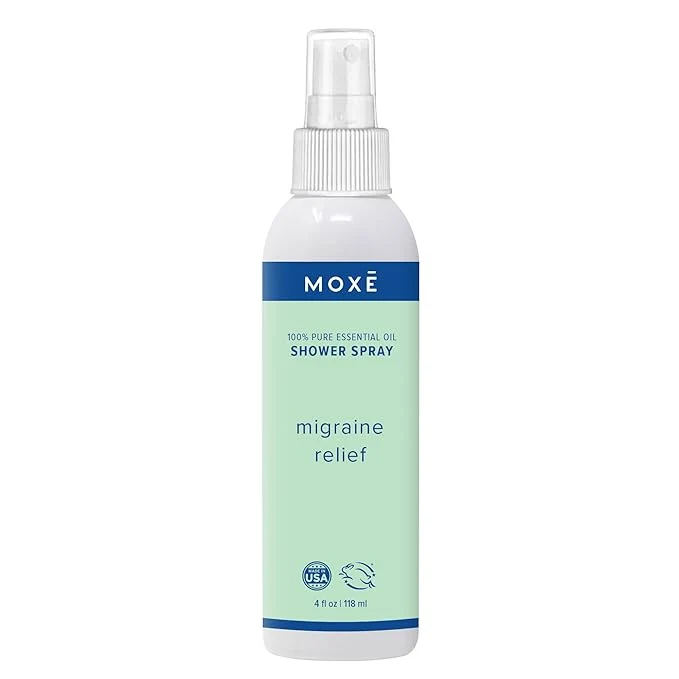Lightweight MOXE Migraine Relief Aromatherapy Shower Spray Essential Oils Crafted