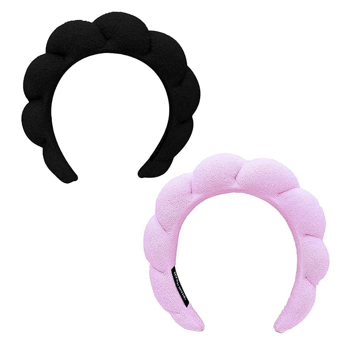 Specialty Spa Headbands for Washing Face Makeup Skin Care Headband Women Bubble Facial Safe
