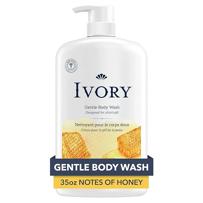 Classic Ivory Body Wash Gentle of dyes and phthalates Honey Scent 35 oz Verified