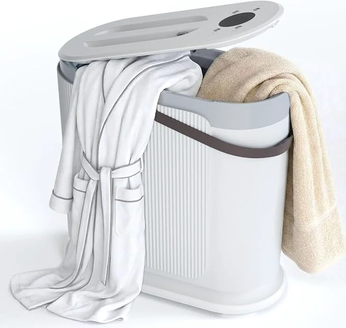 Verified 30L Large Towel Warmer Rapid Dry Heated 2 in 1 Towel Warmer Bucket Minimalist